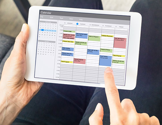 Drag and Drop Scheduling 